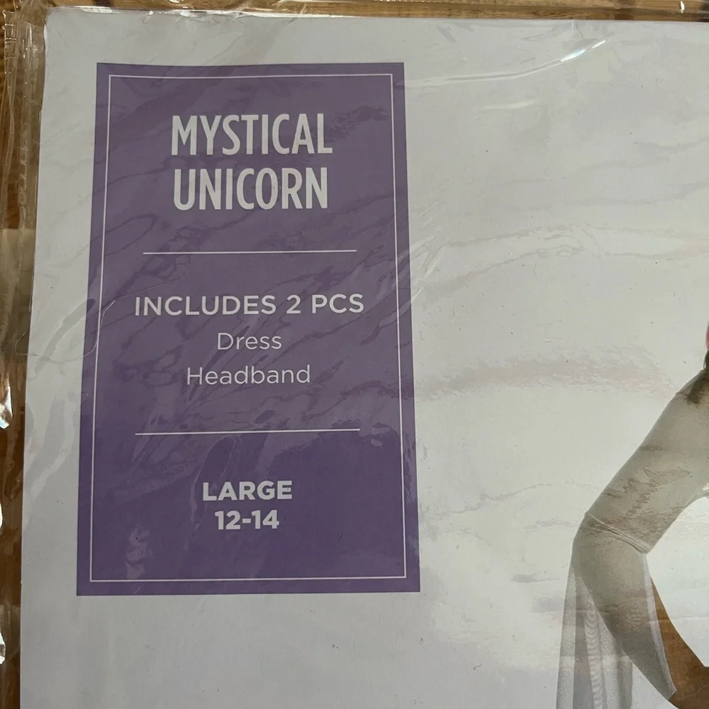 NWT Mystical Unicorn Halloween Costume Girls L (12-14)